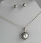 Preview: Silber Kette mit Zuchtperle