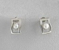 Preview: Silber Ohrstecker Perle