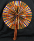 Preview: Afrika Fächer im traditionellen Kente Design