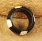 Preview: Afrika Holz Fingerring / Ring mit Knochen Einlage