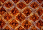 Preview: Afrika Stoff aus Baumwolle - Afrika Batik in Orange