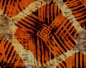 Preview: Afrika Stoff aus Baumwolle - Afrika Batik in Orange