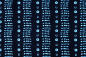 Preview: Afrika Stoff - Traditionell im Indigo Design