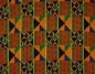 Mobile Preview: Afrika Stoff - Traditionelles Kente Design