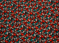 Preview: Afrika Stoff - Waxprint - Modernes Tropfen Muster