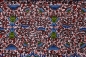 Preview: Afrika Stoff - Waxprint - Traditionelles Muster