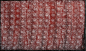 Preview: Afrikanischer Stoff - Afrika Batik Blüte - Rot Braun