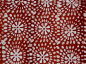 Preview: Afrikanischer Stoff - Afrika Batik Blüte - Rot Braun