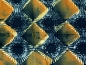 Preview: Afrikanischer Stoff - Afrika Batik im Rauten Design