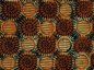 Preview: Afrikanischer Stoff - Afrika Batik in Gelb Braun