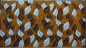 Preview: Afrikanischer Stoff - Afrika Waxprint - Blätter Design