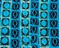 Preview: Afrikanischer Stoff / Batik aus Baumwolle - Blau