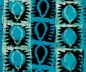 Mobile Preview: Afrikanischer Stoff / Batik aus Baumwolle - Blau