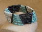 Preview: Ausgefallenes Armband - Holz und Glasperlen