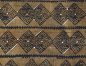 Preview: Bogolan - Handgewebter Afrika Stoff - Braun Natur