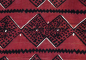 Preview: Bogolan / Schlammtuch - Handgewebter Afrika Stoff in Rot