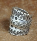 Preview: Dekorativer Tuareg Silber Ring - Tuareg Schmuck