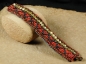 Mobile Preview: Dekoratives Armband mit schönen Perlen - Rot