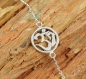 Preview: Filigranes Silber Armband 925  - Om Symbol