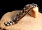 Preview: Leder Armband mit Nieten - Braun & Breit
