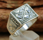 Preview: Massiver Tuareg Ring aus Silber - Tuaregschmuck
