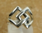 Mobile Preview: Ring mit Keltischem Knoten aus Silber - Dekorativ