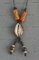 Mobile Preview: Schöne Afrika Halskette mit Kauri Muschel & Perlen