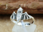 Preview: Schöner Ring aus Silber 925 - Fledermaus Vampir