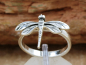 Preview: Schöner Ring aus Silber 925 - Libelle / Dragonfly