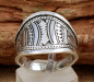 Preview: Schöner Tuareg Silber Ring - Dekoratives Muster