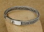 Preview: Silber Armband 925 mit schönem Flecht Muster