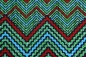 Preview: Stoff aus Afrika - Waxprint - traditionelles Muster