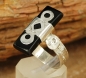 Preview: Toller Tuareg Ring - Silber mit Onyx - Tuaregschmuck