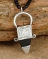 Preview: Tuareg Kreuz mit Ebenholz - Ingal - Tuaregschmuck