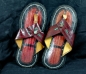 Preview: Tuareg Leder Sandale aus Afrika - Gr. 40
