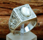 Preview: Tuareg Ring - Silber und Mondstein - Tuaregschmuck