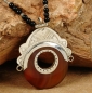 Preview: Tuareg Schmuck - Halskette mit Schönem Rotem Achat