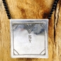 Preview: Tuaregschmuck - Amulett aus Silber mit Kupfer - Cri Cri - Rückseite