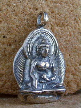 Silber Anhaenger Buddha
