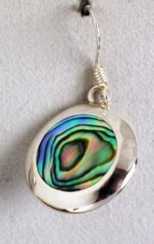 Preview: Silber Ohrhaenger - Abalone