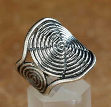 Silberring Spirale
