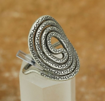 Silberring Spirale