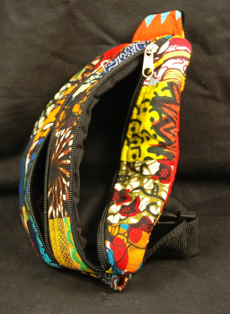 Preview: Afrika  Bauchtasche - Gürteltasche - Schöne Farben - offen