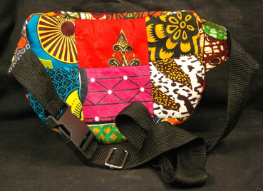 Preview: Afrika  Bauchtasche - Gürteltasche - Schöne Farben - Rückseite