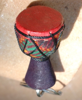 Afrika Schlüsselanhänger - Djembe / Trommel