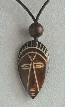 Afrika Schmuck - Afrika Halskette - Mossi Maske