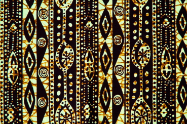 Afrika Stoff - Grafisches Muster im Dogon Stil