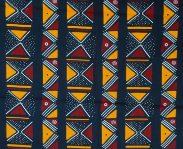 Afrika Stoff - Neu im Traditionellen Dogon Muster