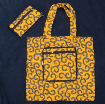 Afrika Stofftasche - Shopper - Einkaufstasche - faltbar