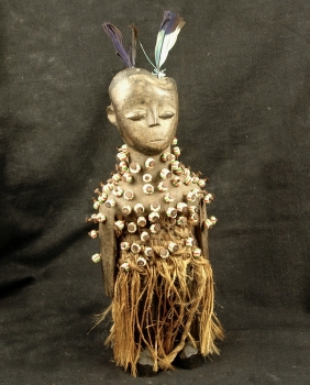 Afrikanische Holz Figur - Afrika Fetisch - Ritual Figur